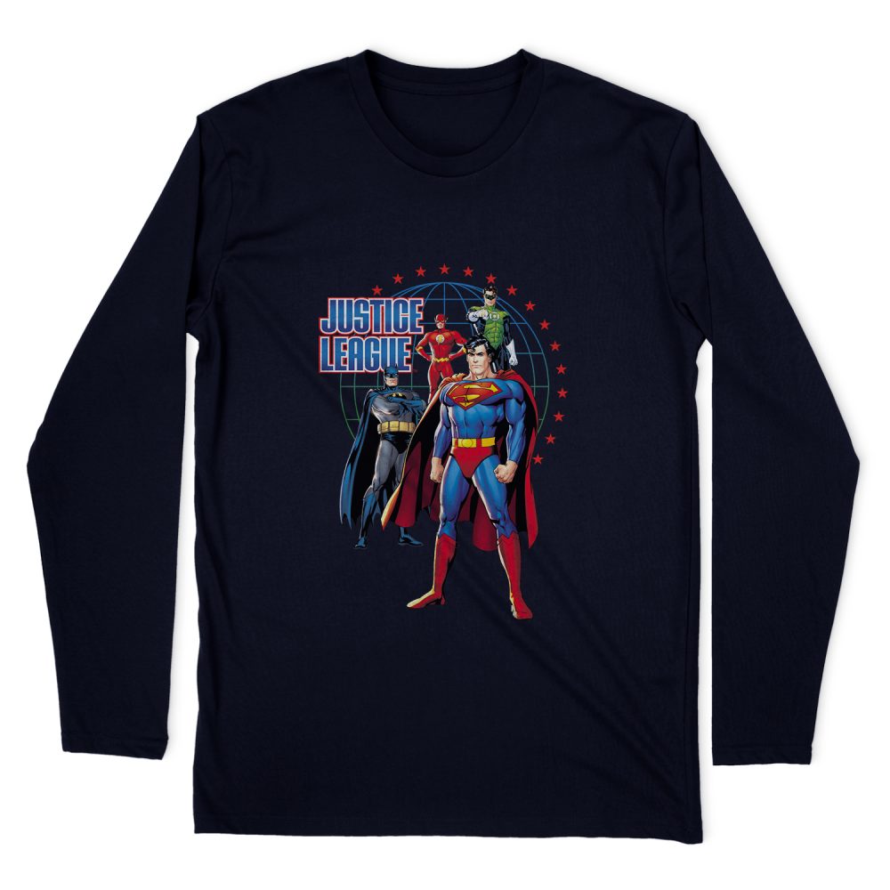 JUSTICE LEAGUE PROTECTORS LONG SLEEVE T-SHIRT
