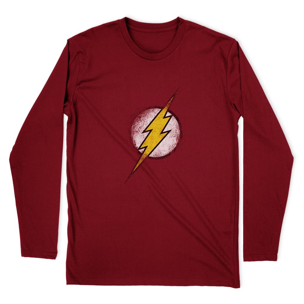 DESTROYED FLASH LOGO LONG SLEEVE T-SHIRT