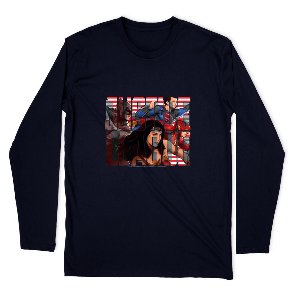 JUSTICE LEAGUE RALLY LONG SLEEVE T-SHIRT