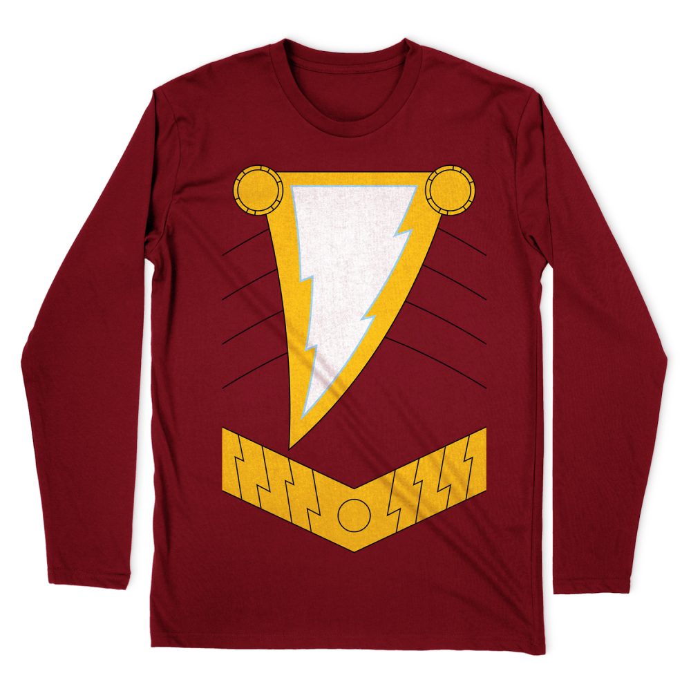 SHAZAM SUITS LONG SLEEVE T-SHIRT