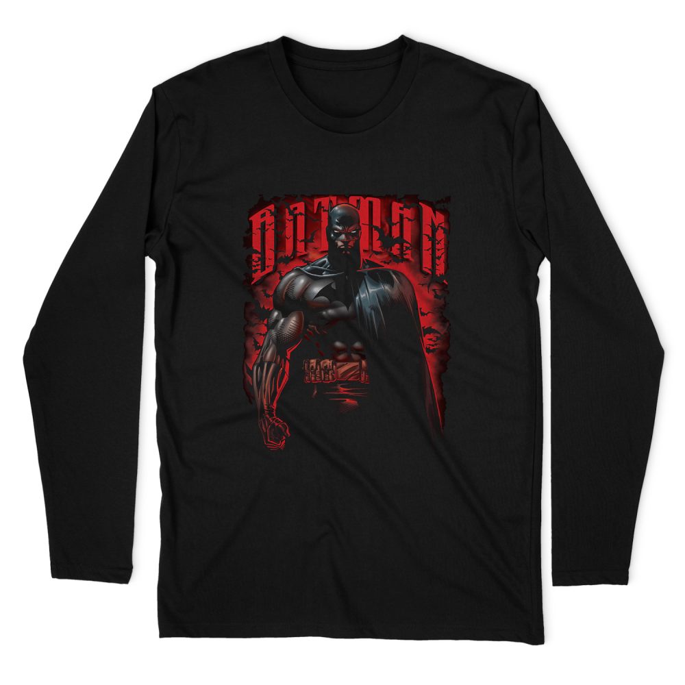 BATMAN RED KNIGHT LONG SLEEVE T-SHIRT