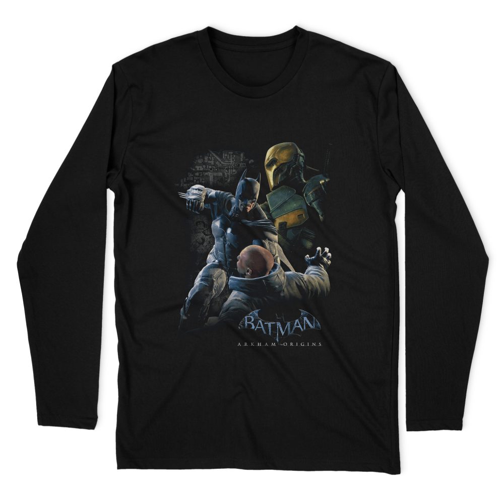 BATMAN - ARKHAM PUNCH LONG SLEEVE T-SHIRT
