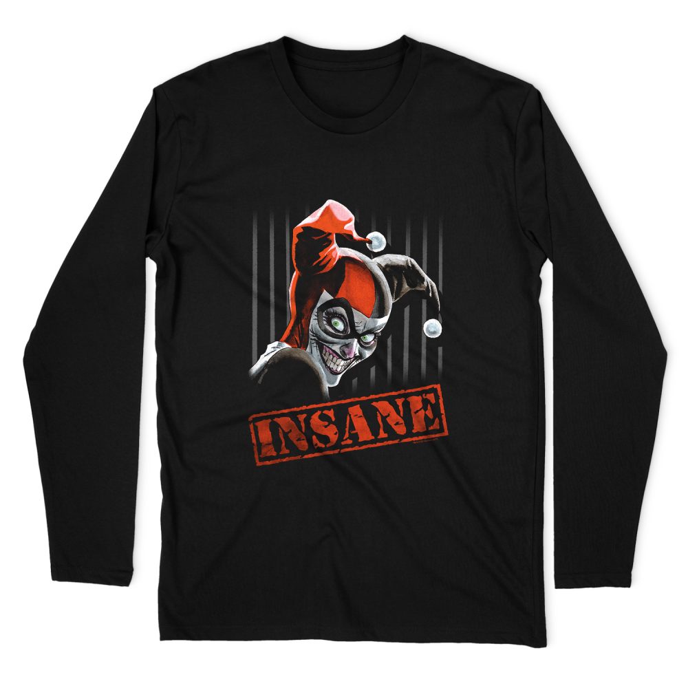 HARLEY QUINN INSANE LONG SLEEVE T-SHIRT