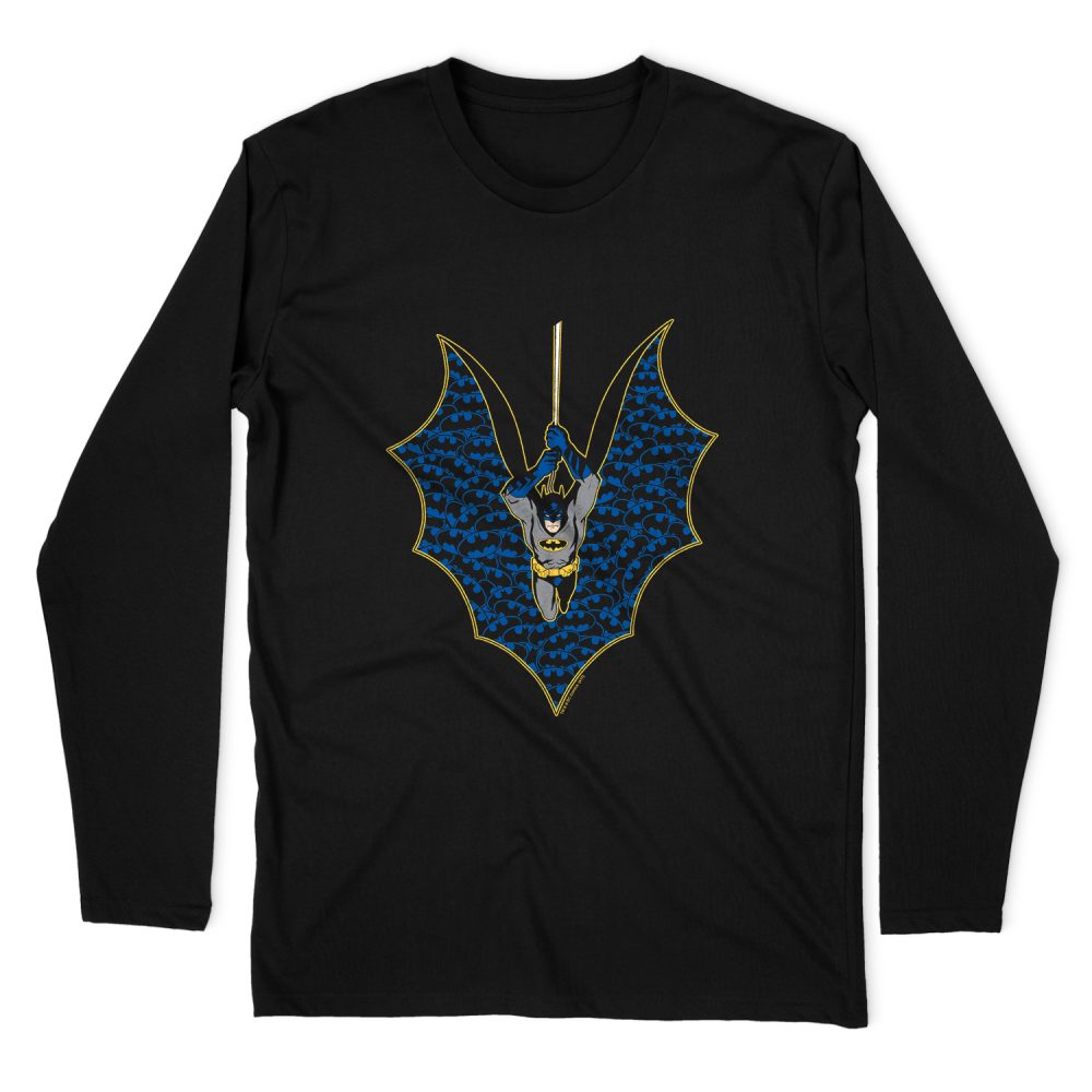 BATMAN BAT FILL LONG SLEEVE T-SHIRT