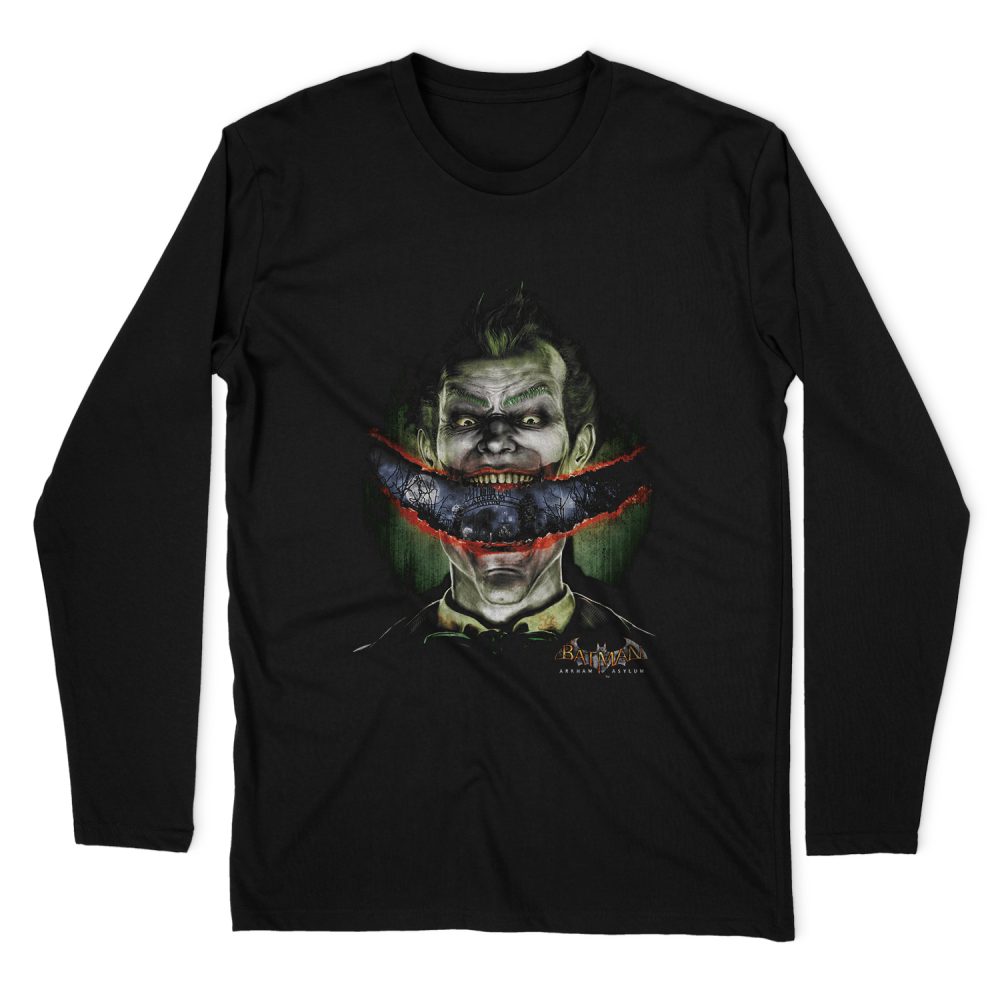 BATMAN - ARKHAM CRAZY LIPS LONG SLEEVE T-SHIRT