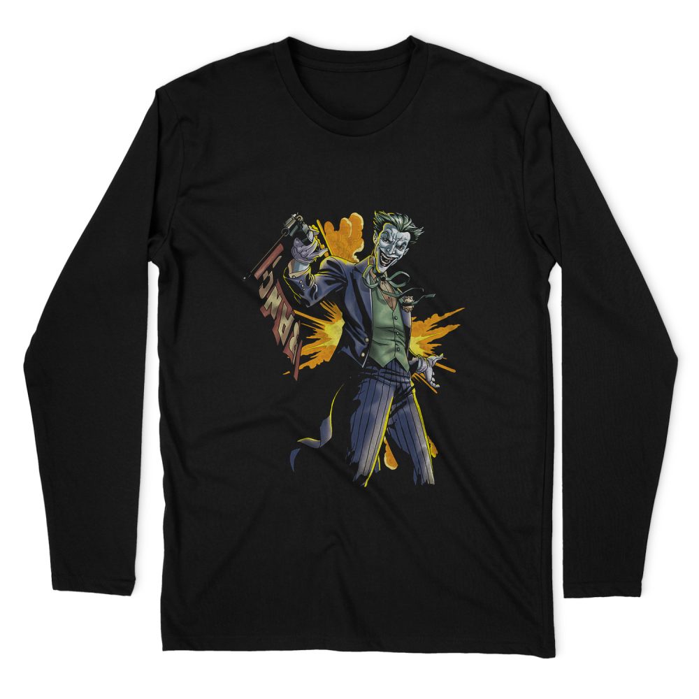 BATMAN JOKER BANG LONG SLEEVE T-SHIRT