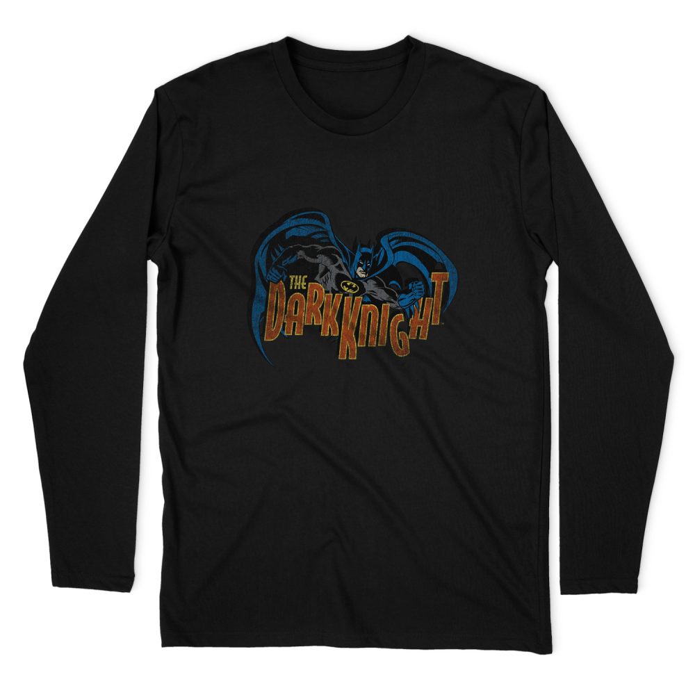 BATMAN RETRO DARK KNIGHT LONG SLEEVE T-SHIRT