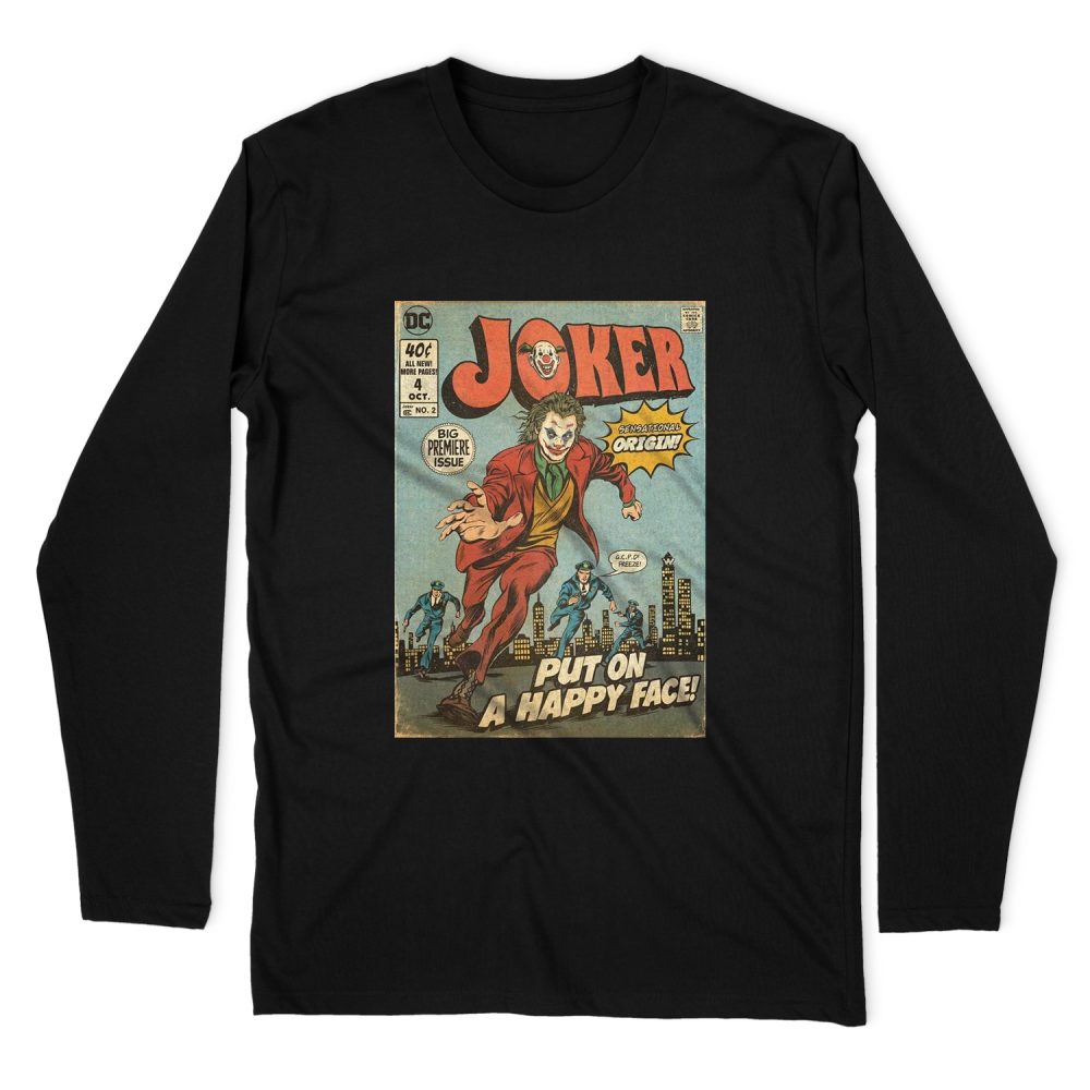 DC POSTER JOKER JOAQUIN PHONEIX LONG SLEEVE T-SHIRT