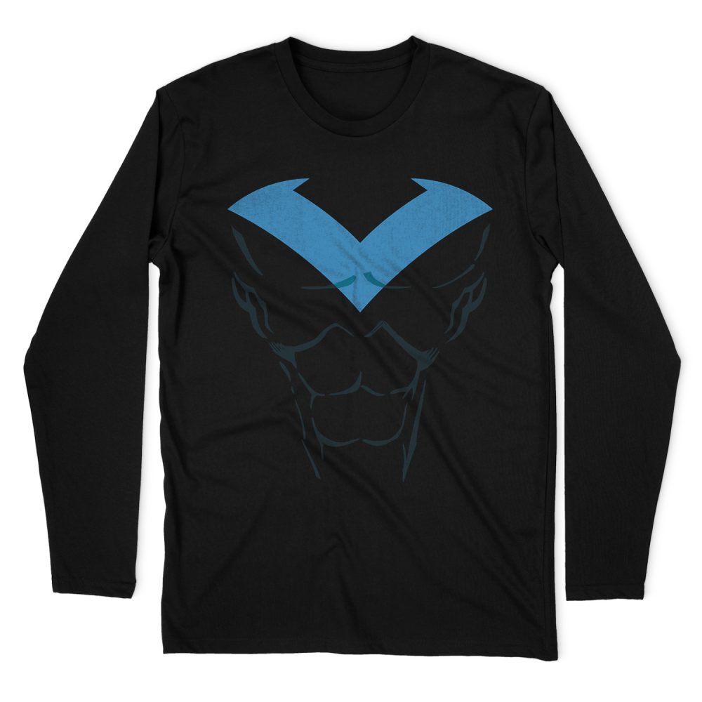 BATMAN NIGHTWING COSTUME LONG SLEEVE T-SHIRT