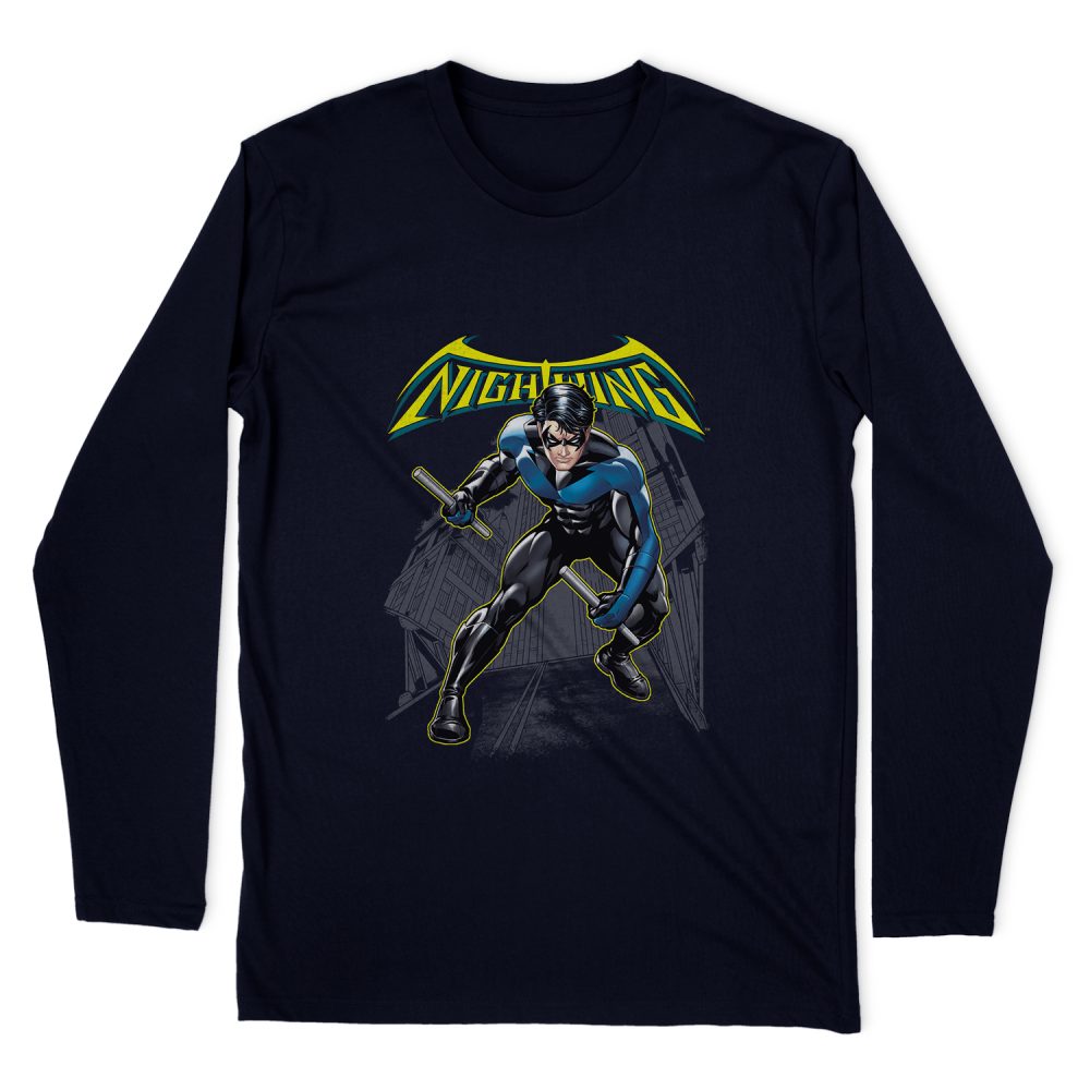 BATMAN NIGHTWING LONG SLEEVE T-SHIRT