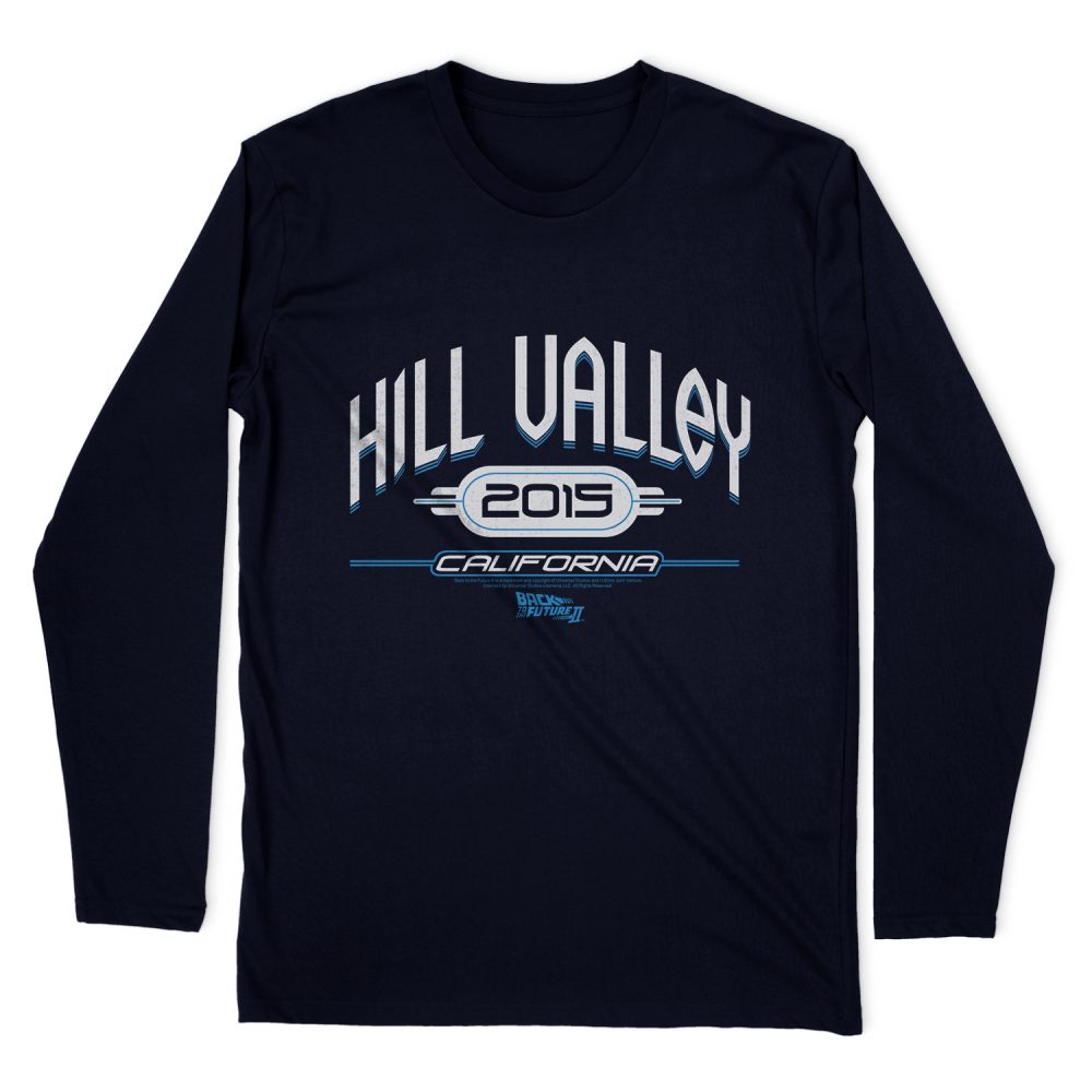 BACK TO THE FUTURE II HILL VALLEY 2015 LONG SLEEVE T-SHIRT