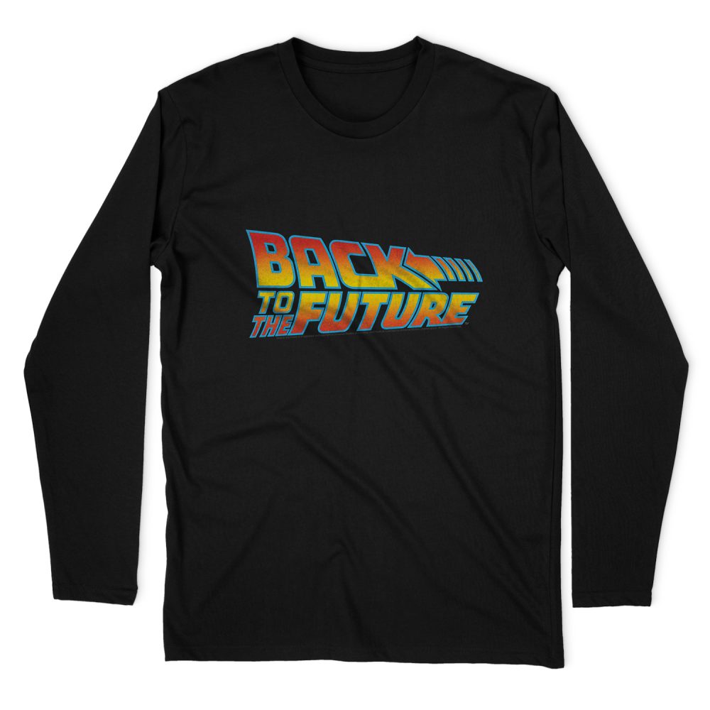BACK TO THE FUTURE LOGO LONG SLEEVE T-SHIRT