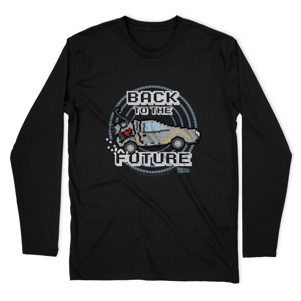 BACK TO THE FUTURE 8 BIT FUTURE LONG SLEEVE T-SHIRT