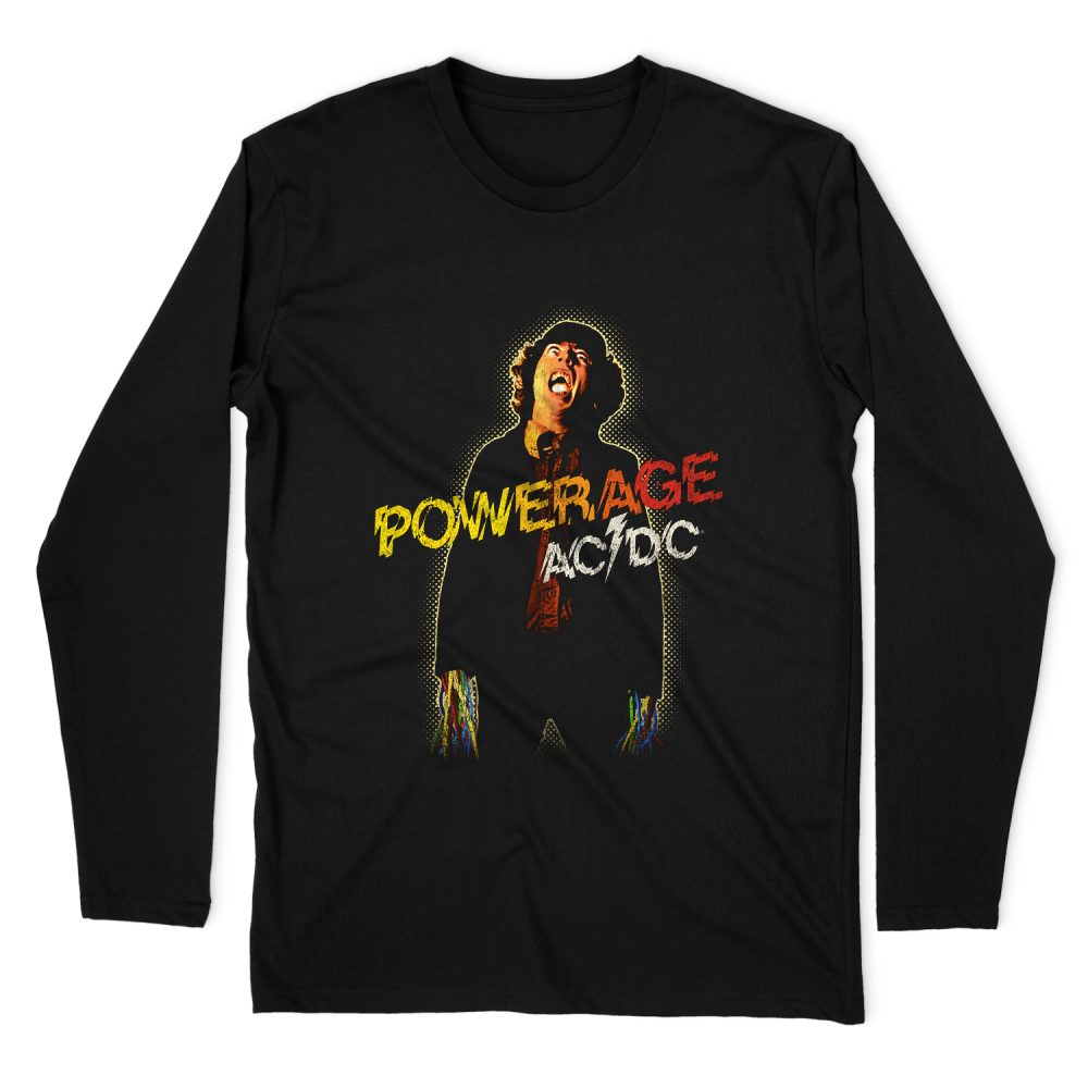 AC DC POWERAGE LONG SLEEVE T-SHIRT