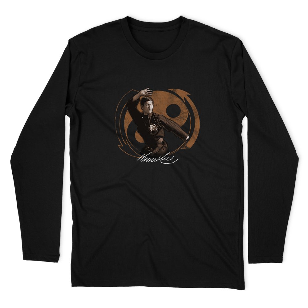 BRUCE LEE JEET KUN DO POSE LONG SLEEVE T-SHIRT