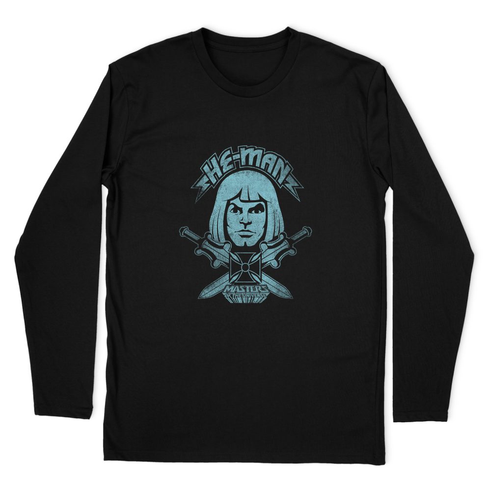 MASTERS OF THE UNIVERSE HE MAN LONG SLEEVE T-SHIRT