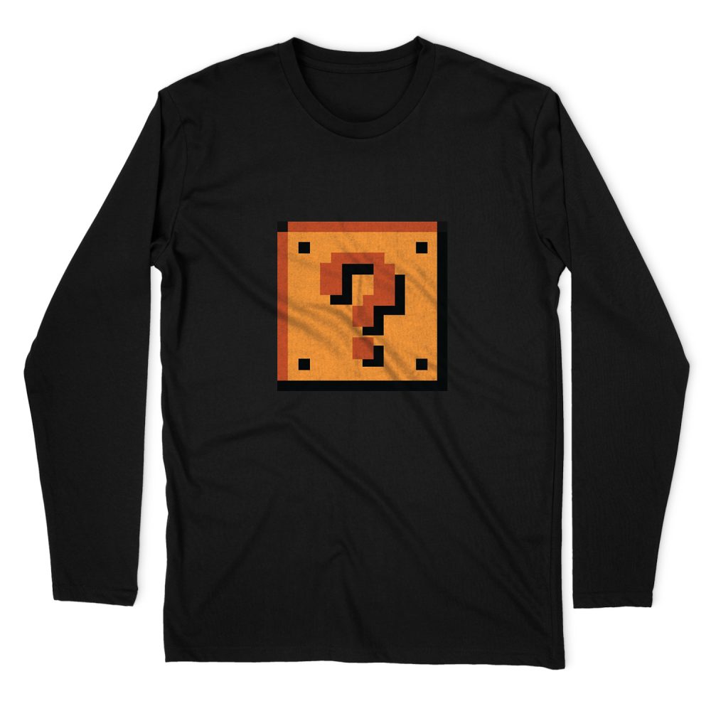 SUPER MARIO BOX RETRO LONG SLEEVE T-SHIRT