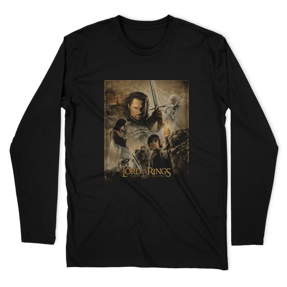 LORD OF THE RINGS ROTK POSTER LONG SLEEVE T-SHIRT