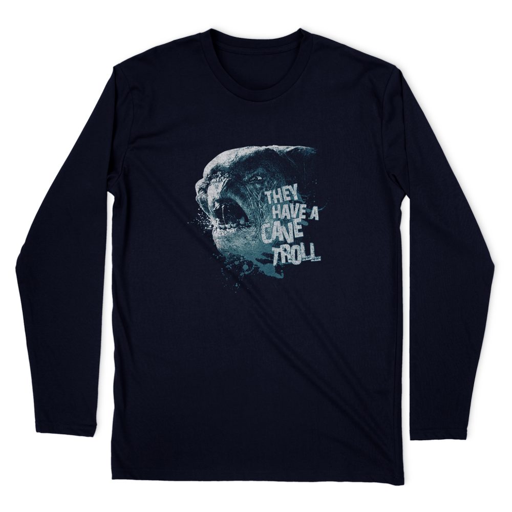 ORD OF THE RINGS CAVE TROLL LONG SLEEVE T-SHIRT