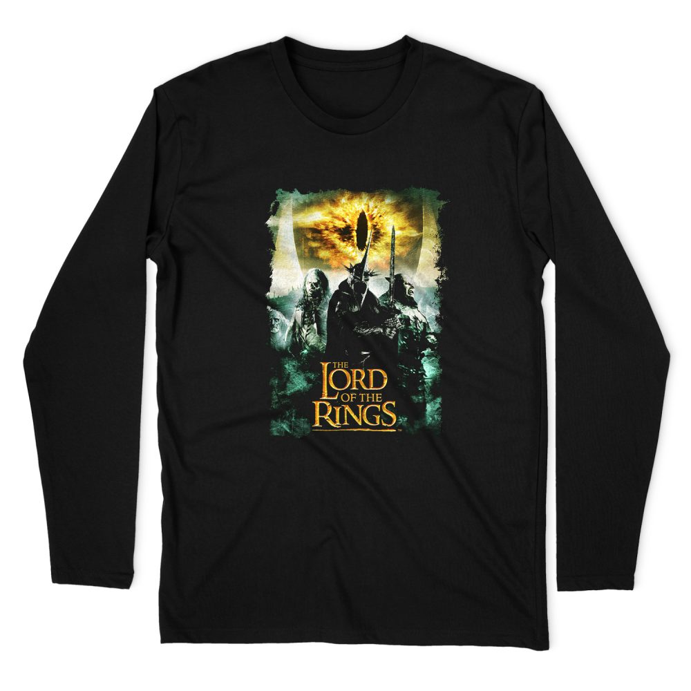 LORD OF THE RINGS VILLAIN GROUP LONG SLEEVE T-SHIRT
