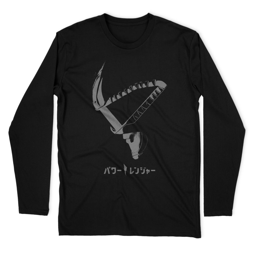 POWER RANGERS HELMET LONG SLEEVE T-SHIRT