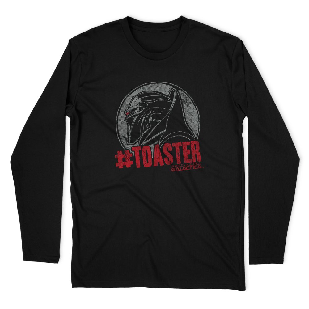 BATTLESTAR GALACTICA #TOASTER LONG SLEEVE T-SHIRT