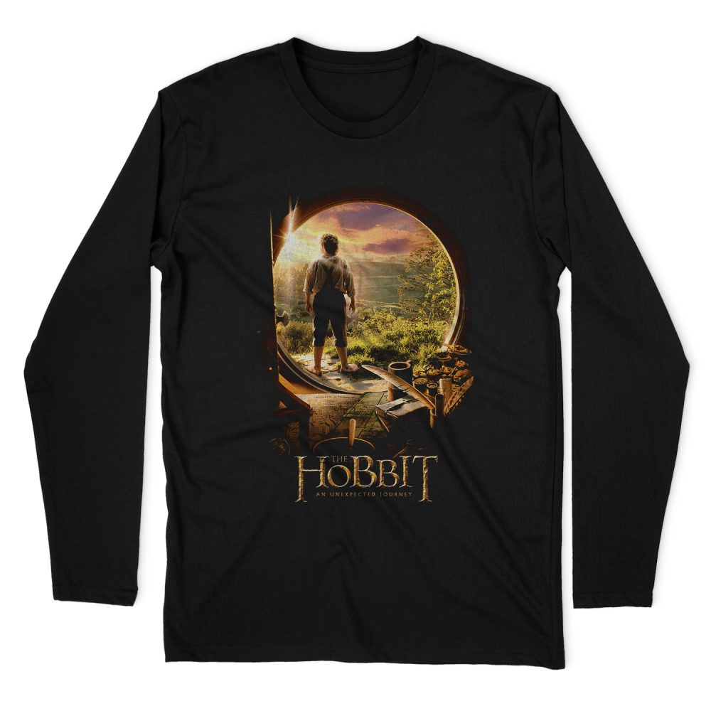 THE HOBBIT HOBBIT IN DOOR LONG SLEEVE T-SHIRT