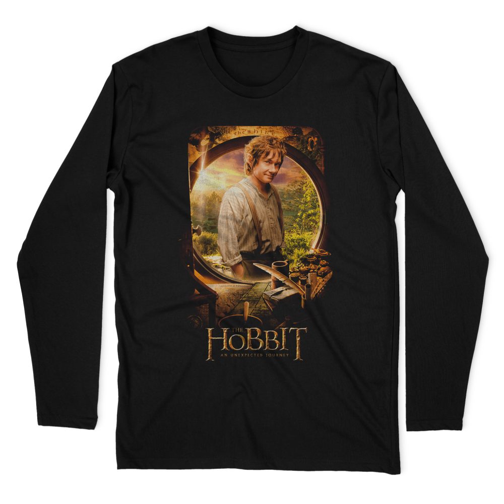 THE HOBBIT BILBO POSTER LONG SLEEVE T-SHIRT