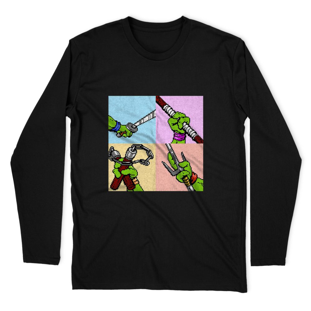 NINKA TURTLES START ATARI  LONG SLEEVE T-SHIRT