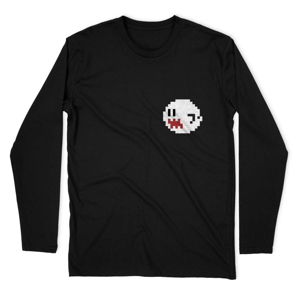 GHOST PIXEL ATARI LONG SLEEVE T-SHIRT