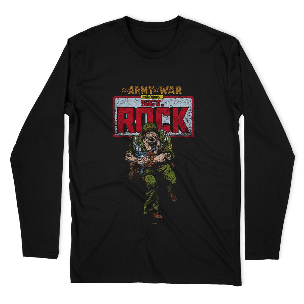 DC COMICS SGT ROCK LONG SLEEVE T-SHIRT