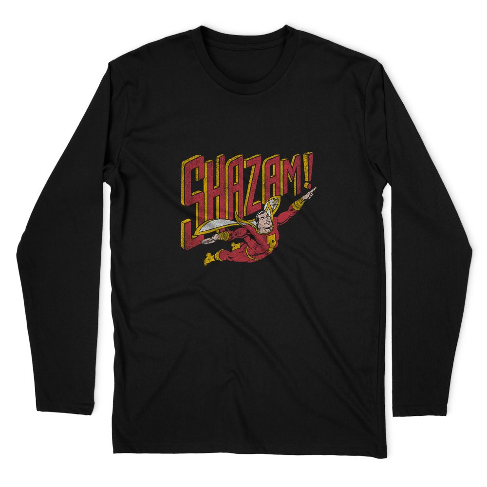 DC COMICS RETRO MARVEL LONG SLEEVE T-SHIRT