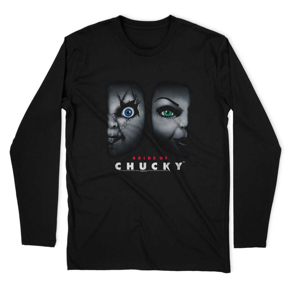 CHILD'S PLAY - BRIDE OF CHUCKY HAPPY COUPLE LONG SLEEVE T-SHIRT