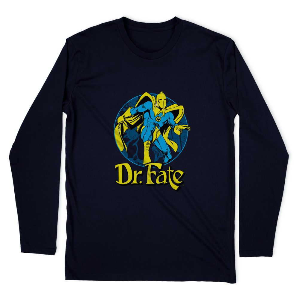 DC COMICS DR FATE ANKH LONG SLEEVE T-SHIRT