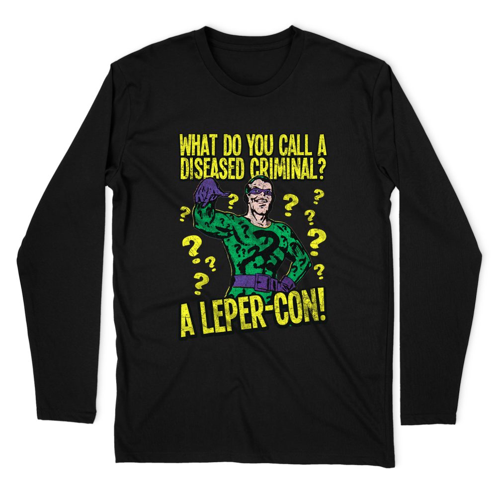 BATMAN DISEASED CRIMINAL  LONG SLEEVE T-SHIRT