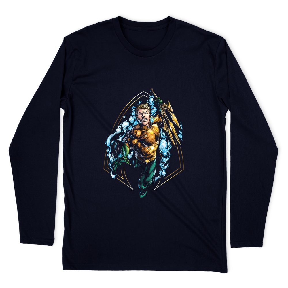 JUSTICE LEAGUE THRASHING LONG SLEEVE T-SHIRT