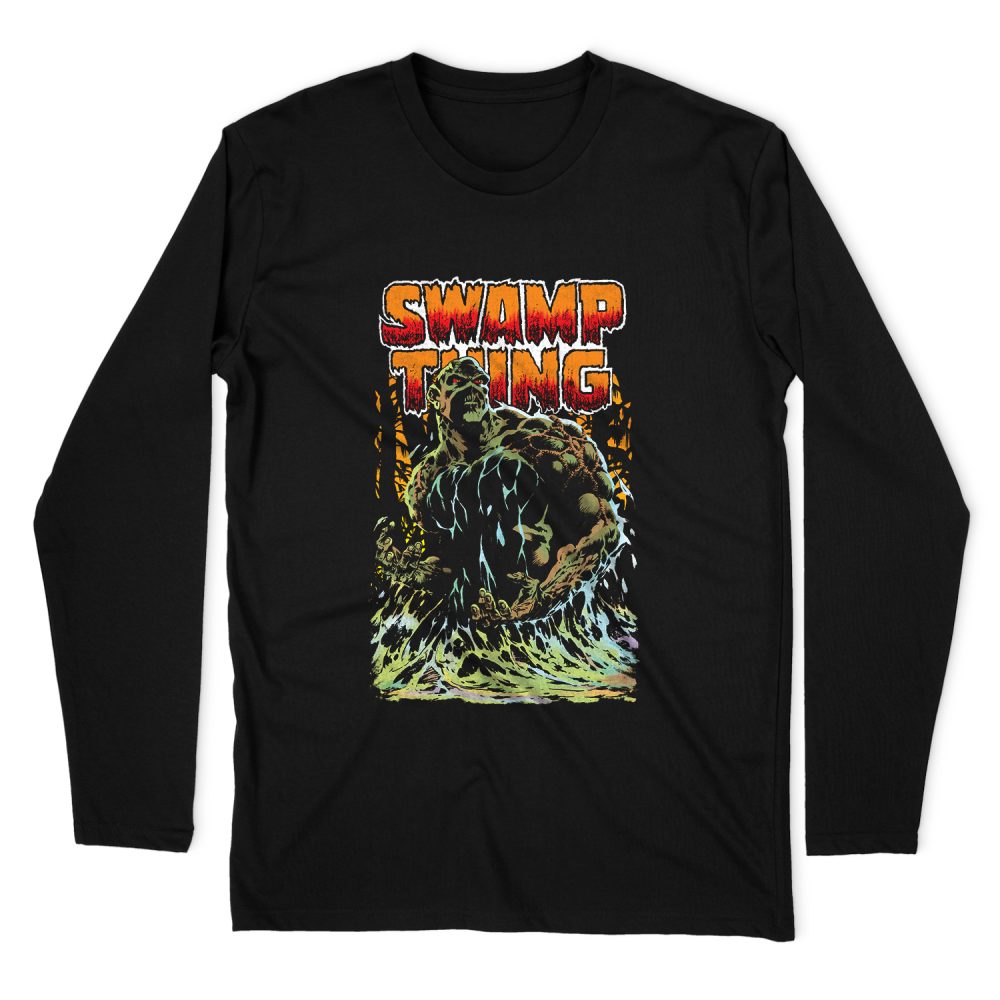 JUSTICE LEAGUE SWAMP THING LONG SLEEVE T-SHIRT
