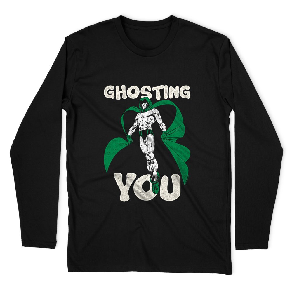 JUSTICE LEAGUE GHOSTING LONG SLEEVE T-SHIRT