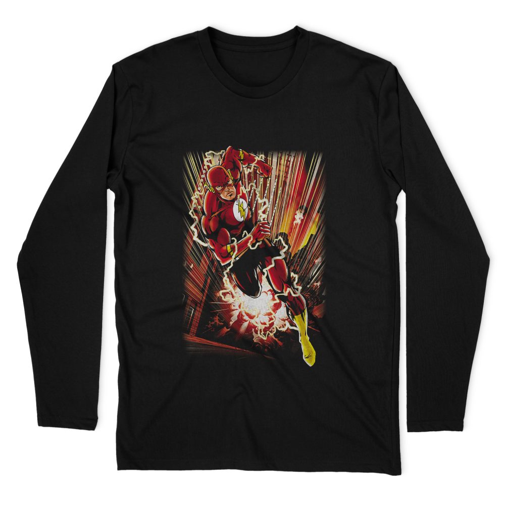 FLASH BLOCK LONG SLEEVE T-SHIRT