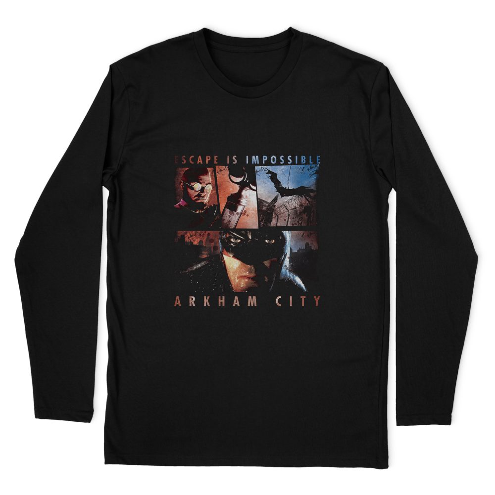 BATMAN - ARKHAM ESCAPE IS IMPOSSIBLE LONG SLEEVE T-SHIRT