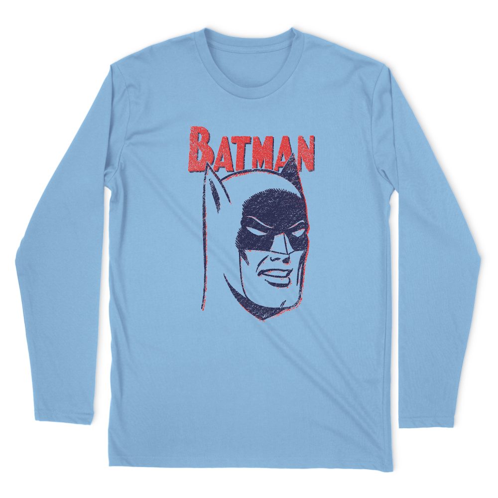 DC BATMAN CRAYON MAN LONG SLEEVE T-SHIRT