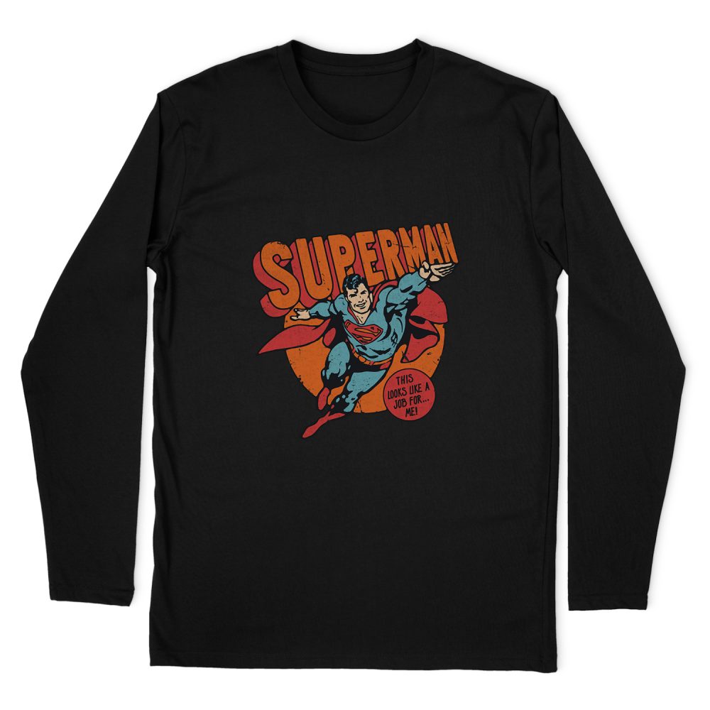 DC COMICS JOB FOR ME LONG SLEEVE T-SHIRT