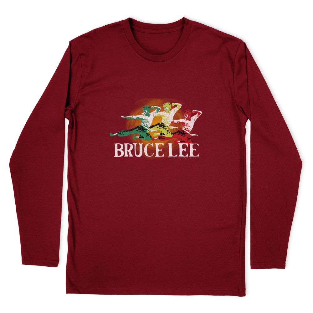 BRUCE LEE TRI COLOR LONG SLEEVE T-SHIRT