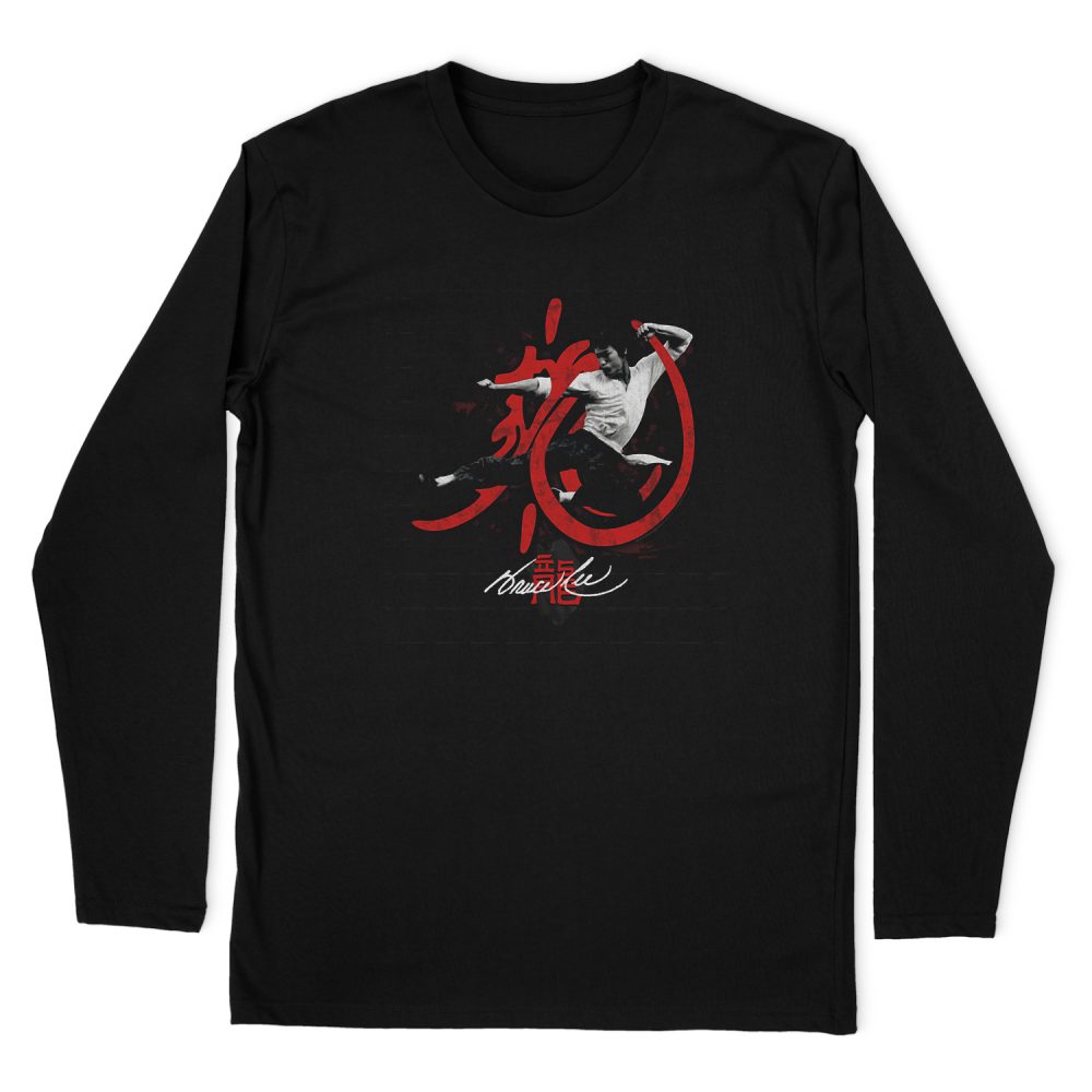 BRUCE LEE HIGH FLYING LONG SLEEVE T-SHIRT
