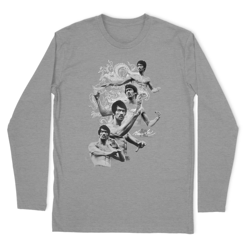 BRUCE LEE IN MOTION LONG SLEEVE T-SHIRT