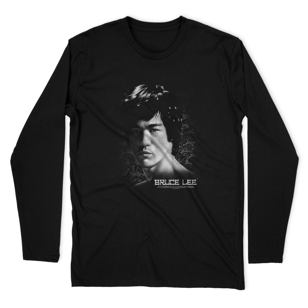 BRUCE LEE IN YOUR FACE LONG SLEEVE T-SHIRT