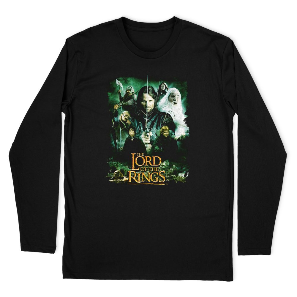 LORD OF THE RINGS HERO GROUP LONG SLEEVE T-SHIRT