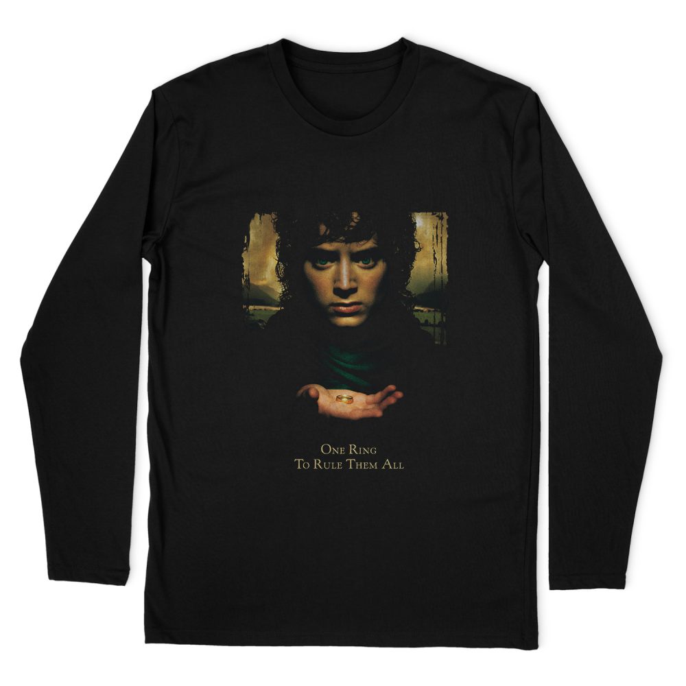 LORD OF THE RINGS FRODO ONE RING LONG SLEEVE T-SHIRT