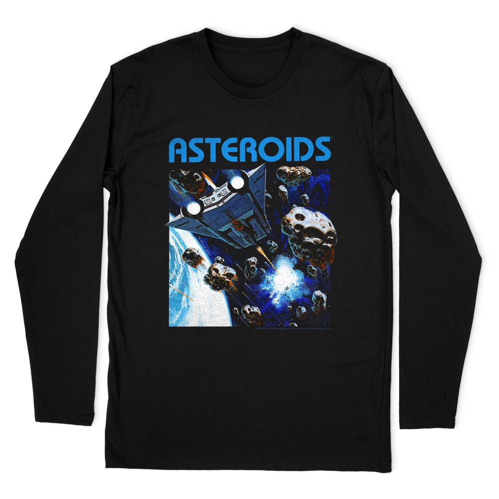 ATARI 2600 ASTEROIDS LONG SLEEVE T-SHIRT