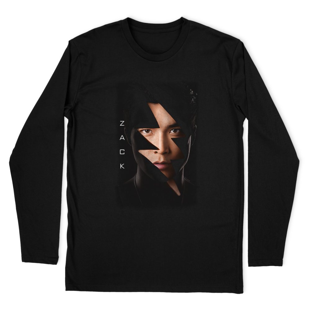 POWER RANGERS ZACK BOLT LONG SLEEVE T-SHIRT